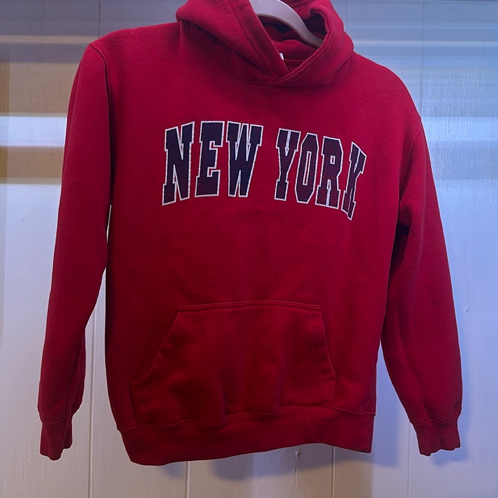 Red hoodie